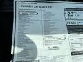  2022 Dodge Charger SXT Blacktop Window Sticker #27