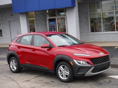 Pulse Red Hyundai Kona SE AWD.  Click to enlarge.