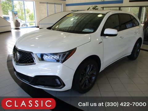 White Diamond Pearl Acura MDX A Spec SH-AWD.  Click to enlarge.