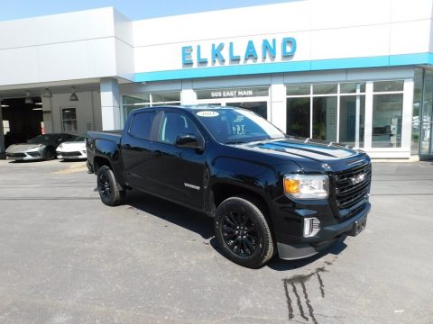 Onyx Black GMC Canyon Elevation Crew Cab 4WD.  Click to enlarge.