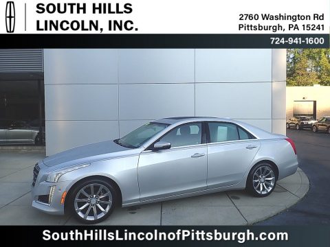 Radiant Silver Metallic Cadillac CTS 3.6 Performace AWD Sedan.  Click to enlarge.