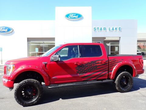 Rapid Red Metallic Tinted Ford F150 Sherrod XLT SuperCrew 4x4.  Click to enlarge.