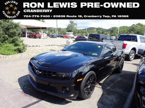 Black Chevrolet Camaro SS Coupe.  Click to enlarge.