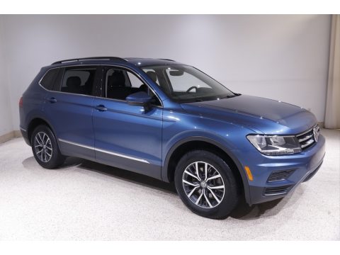 Blue Silk Metallic Volkswagen Tiguan SE 4MOTION.  Click to enlarge.