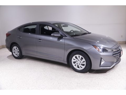 Machine Gray Hyundai Elantra SE.  Click to enlarge.