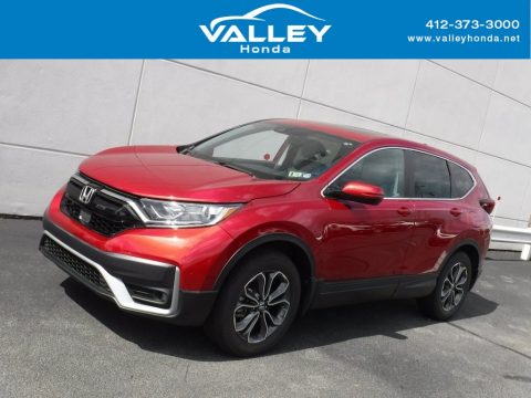 Radiant Red Metallic Honda CR-V EX AWD.  Click to enlarge. Radiant Red Metallic Honda CR-V EX AWD.  Click to enlarge.