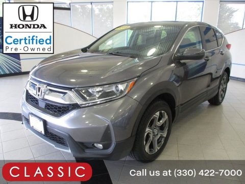 Modern Steel Metallic Honda CR-V EX AWD.  Click to enlarge. Modern Steel Metallic Honda CR-V EX AWD.  Click to enlarge.