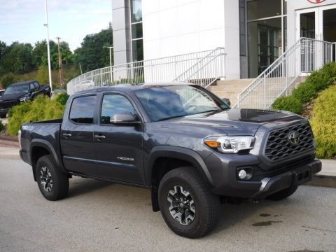 Magnetic Gray Metallic Toyota Tacoma TRD Off Road Double Cab 4x4.  Click to enlarge.