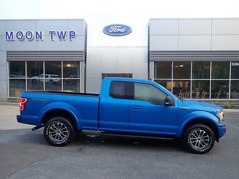 Velocity Blue Ford F150 XLT Sport SuperCab 4x4.  Click to enlarge.