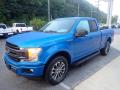 Front 3/4 View of 2019 Ford F150 XLT Sport SuperCab 4x4 #6