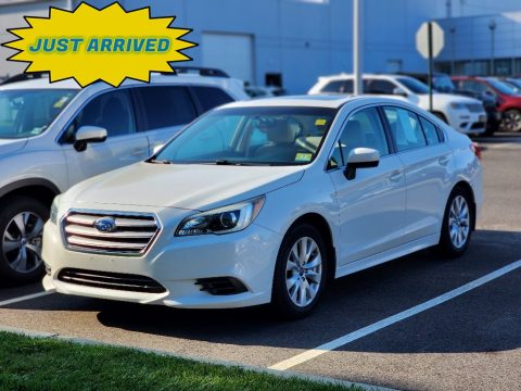 Crystal White Pearl Subaru Legacy 2.5i Premium.  Click to enlarge.