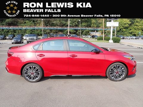 Currant Red Kia Forte GT.  Click to enlarge.