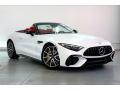 Front 3/4 View of 2022 Mercedes-Benz SL AMG 63 Roadster #12
