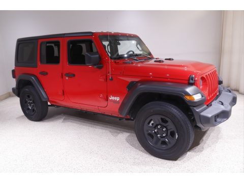 Firecracker Red Jeep Wrangler Unlimited Sport 4x4. Click to enlarge. Firecracker Red Jeep Wrangler Unlimited Sport 4x4. Click to enlarge.