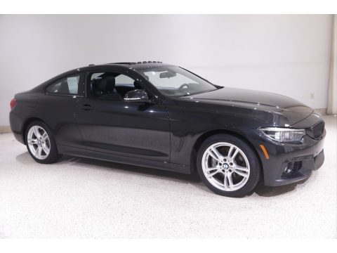 Black Sapphire Metallic BMW 4 Series 440i xDrive Coupe.  Click to enlarge.