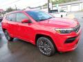 Front 3/4 View of 2022 Jeep Compass Limited (Red) Edition 4x4 #8