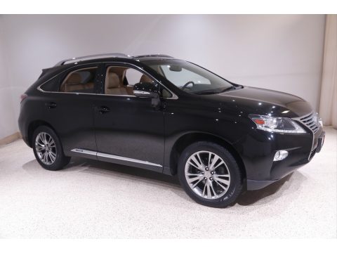 Obsidian Black Lexus RX 450h AWD.  Click to enlarge.