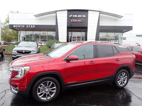 Cayenne Red Tintcoat GMC Terrain SLT AWD.  Click to enlarge.