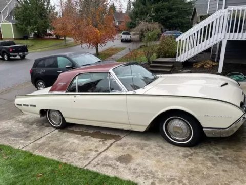 Corinthian White Ford Thunderbird 2 Door Coupe.  Click to enlarge.