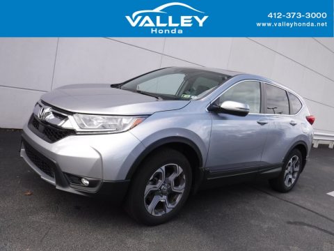 Lunar Silver Metallic Honda CR-V EX AWD.  Click to enlarge. Lunar Silver Metallic Honda CR-V EX AWD.  Click to enlarge.