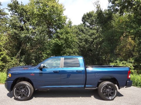 Patriot Blue Pearl Ram 2500 Big Horn Crew Cab Night Edition 4x4.  Click to enlarge.