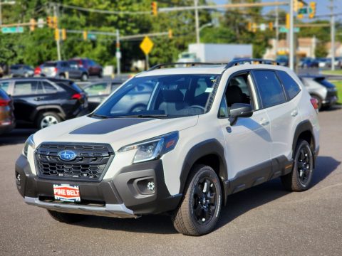 Crystal White Pearl Subaru Forester Wilderness.  Click to enlarge.