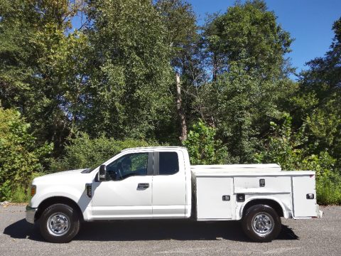 Oxford White Ford F250 Super Duty XL SuperCab Chassis.  Click to enlarge.