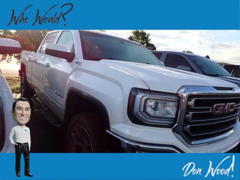 Summit White GMC Sierra 1500 SLE Crew Cab 4WD.  Click to enlarge.