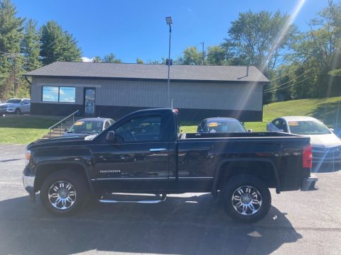 Onyx Black GMC Sierra 1500 Regular Cab.  Click to enlarge.