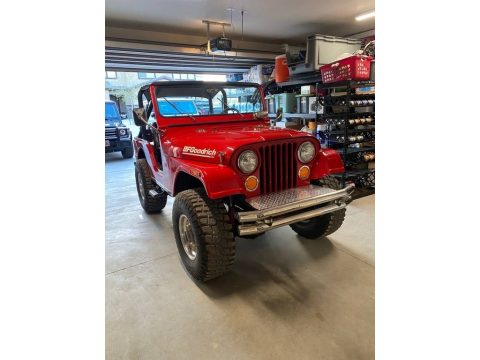 President Red Jeep CJ5 4x4.  Click to enlarge.