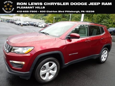 Redline Pearl Jeep Compass Latitude 4x4.  Click to enlarge.