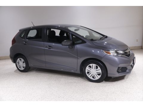 Modern Steel Metallic Honda Fit LX.  Click to enlarge.