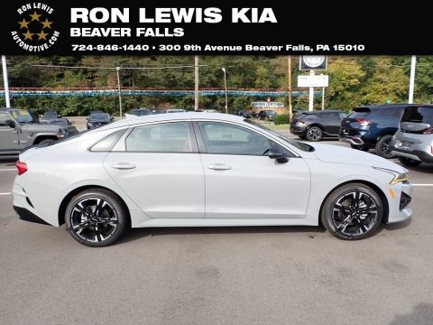 Wolf Gray Kia K5 GT-Line.  Click to enlarge.