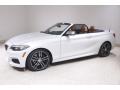 Front 3/4 View of 2019 BMW 2 Series M240i xDrive Convertible #4