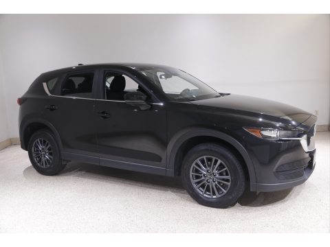 Jet Black Mica Mazda CX-5 Sport AWD.  Click to enlarge.