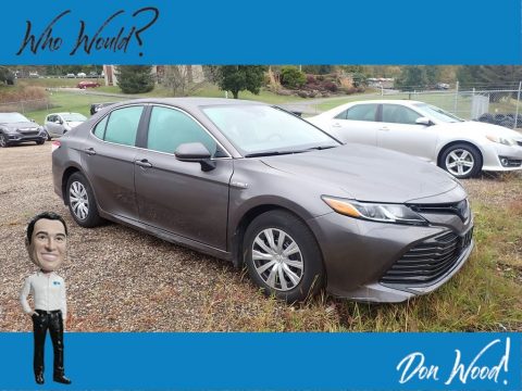 Predawn Gray Mica Toyota Camry Hybrid LE.  Click to enlarge.