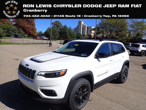 Bright White Jeep Cherokee X 4x4.  Click to enlarge.