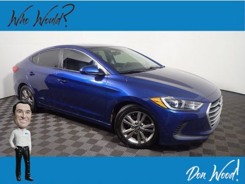 Electric Blue Hyundai Elantra SEL.  Click to enlarge.