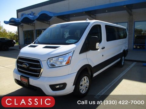 Oxford White Ford Transit Passenger Wagon XLT 350 LR Extended.  Click to enlarge.