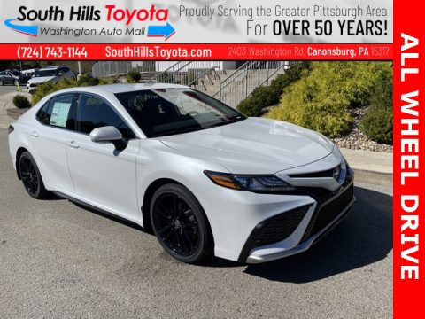 Wind Chill Pearl Toyota Camry XSE AWD.  Click to enlarge.