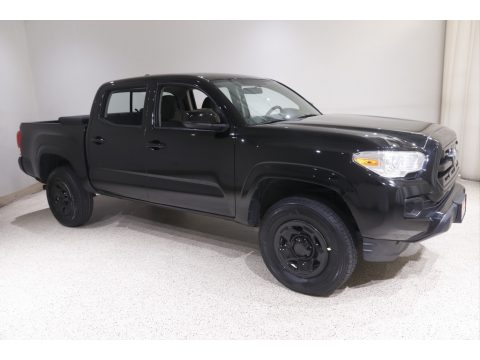 Black Toyota Tacoma SR Double Cab 4x4.  Click to enlarge.
