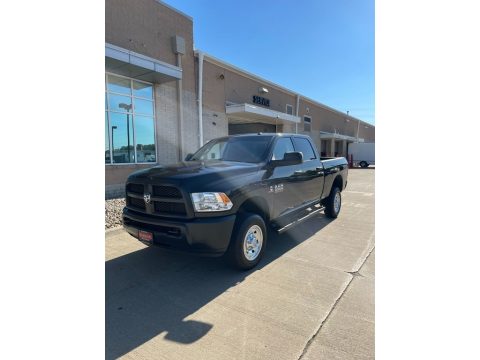 Brilliant Black Crystal Pearl Ram 2500 Tradesman Crew Cab 4x4.  Click to enlarge.