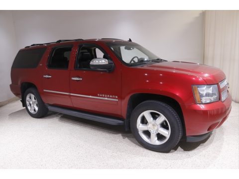 Crystal Red Tintcoat Chevrolet Suburban LTZ 4x4.  Click to enlarge.