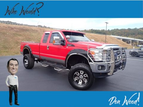 Vermillion Red Ford F250 Super Duty XL Super Cab 4x4. Click to enlarge. Vermillion Red Ford F250 Super Duty XL Super Cab 4x4. Click to enlarge.