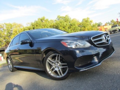 Lunar Blue Metallic Mercedes-Benz E 350 4Matic Sport Sedan.  Click to enlarge.