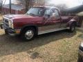 Front 3/4 View of 1993 Dodge Ram Truck D350 Extended Cab Dually #1