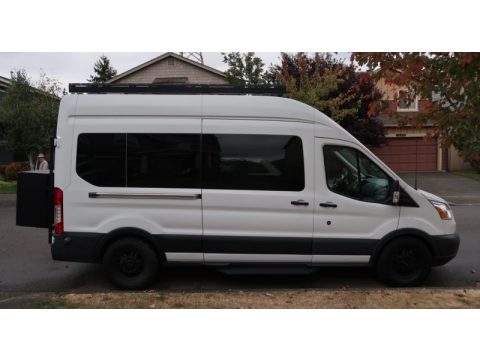 Oxford White Ford Transit Wagon XL 350 HR Long Conversion.  Click to enlarge.