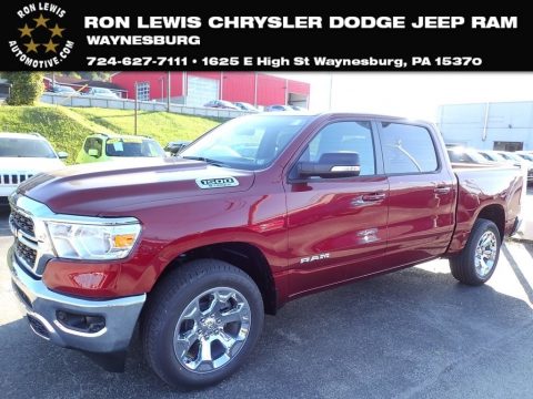 Delmonico Red Pearl Ram 1500 Big Horn Crew Cab 4x4.  Click to enlarge.