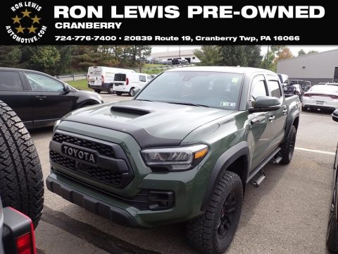 Army Green Toyota Tacoma TRD Pro Double Cab 4x4.  Click to enlarge.