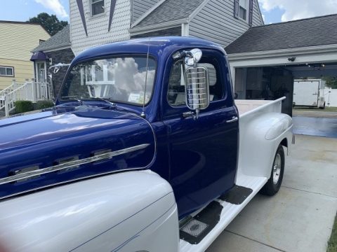 Blue/White Ford F1 Pickup Custom.  Click to enlarge.